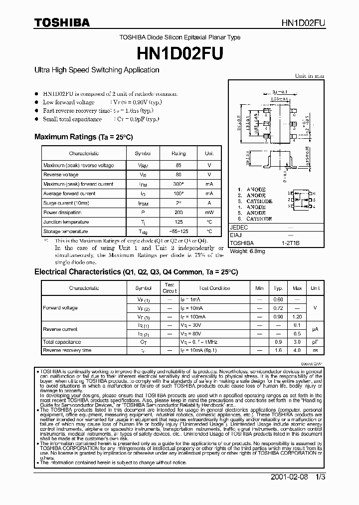 HN1D02FU_309738.PDF Datasheet