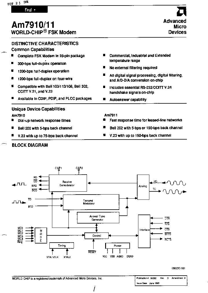 AM79101_374227.PDF Datasheet
