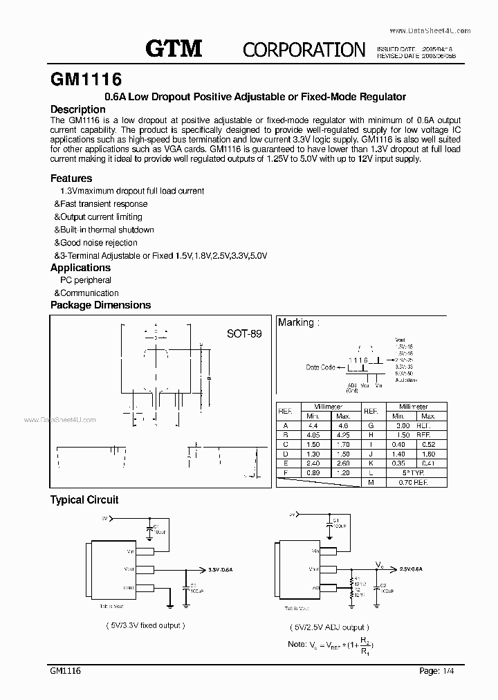 GM1116_305676.PDF Datasheet