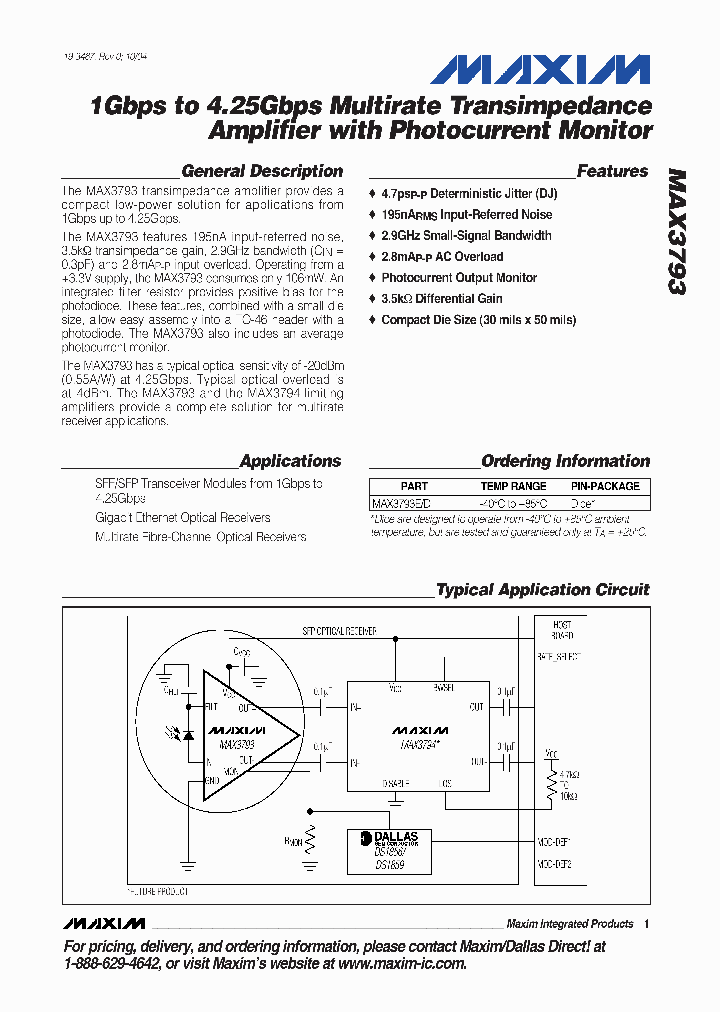 MAX3793ED_686220.PDF Datasheet