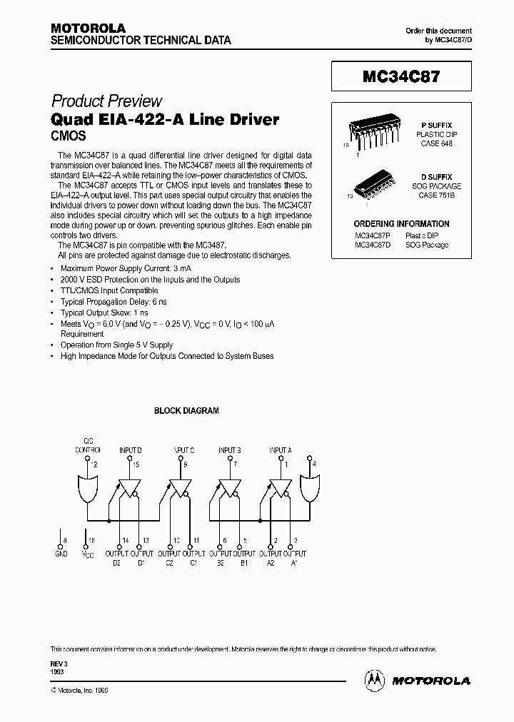 MC34C87D_311645.PDF Datasheet