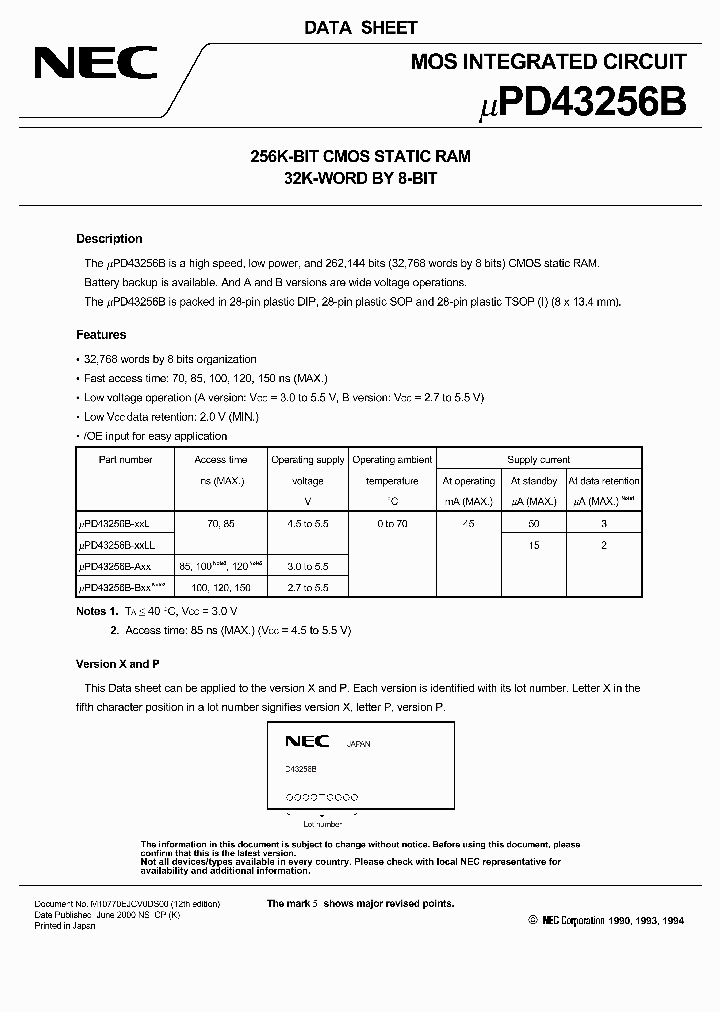 UPD43256BGX-70L-EKA_311732.PDF Datasheet