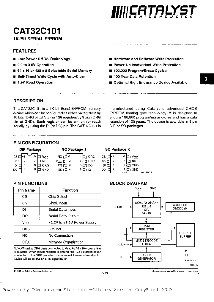 CAT32C101J_376163.PDF Datasheet
