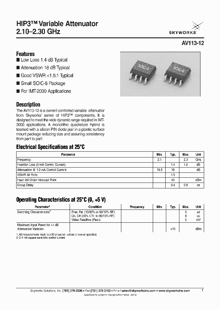 AV113-12_315930.PDF Datasheet