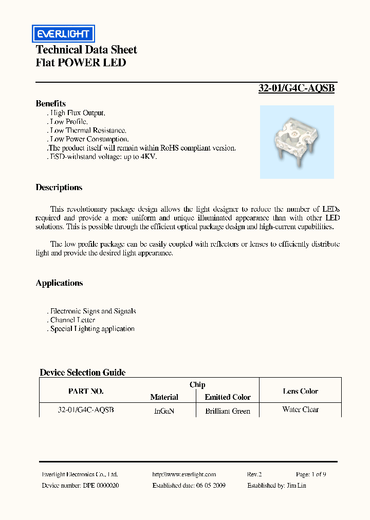 32-01-G4C-AQSB09_701331.PDF Datasheet