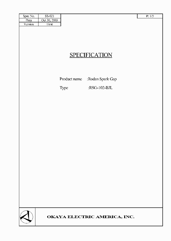 RSG-102-BJL_700585.PDF Datasheet