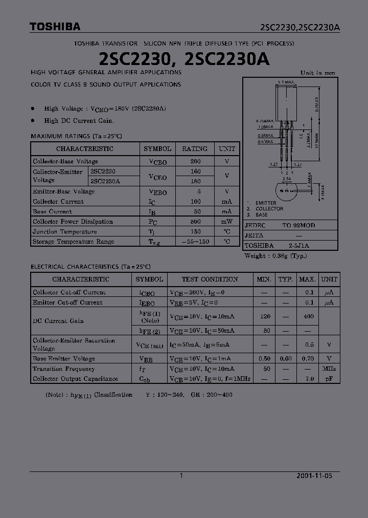 2SC2230_316848.PDF Datasheet