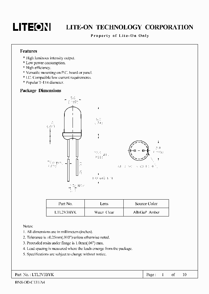 LTL2V3BYK_706179.PDF Datasheet
