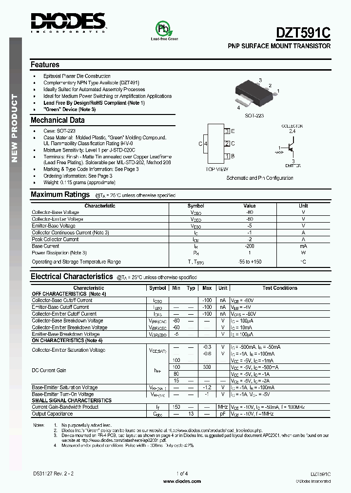 DZT591C_709902.PDF Datasheet