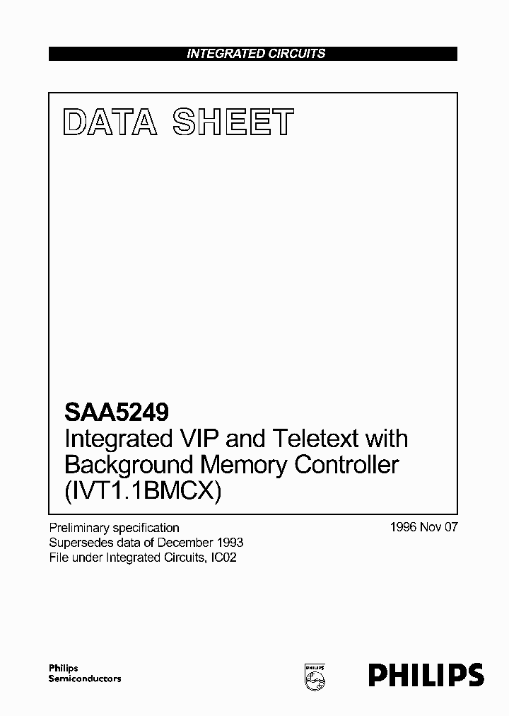 SAA5249GP_711775.PDF Datasheet