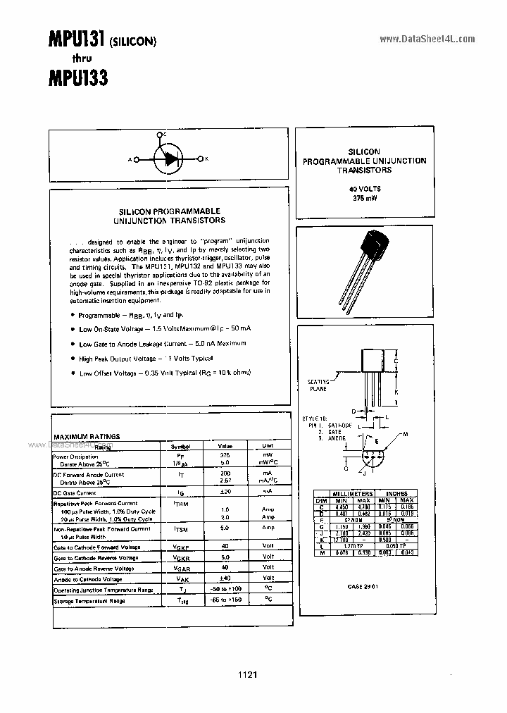 MPU131_316954.PDF Datasheet