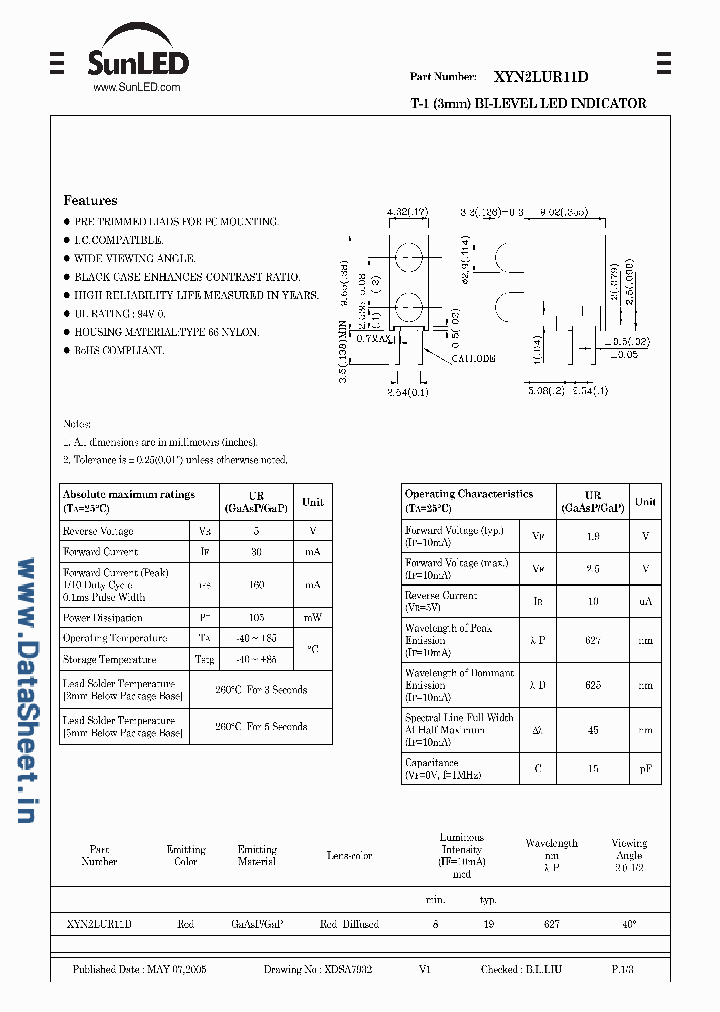 XYN2LUR11D_318328.PDF Datasheet