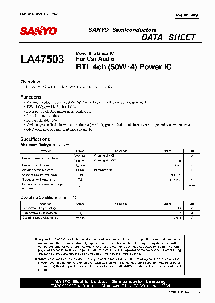 LA47503_522976.PDF Datasheet