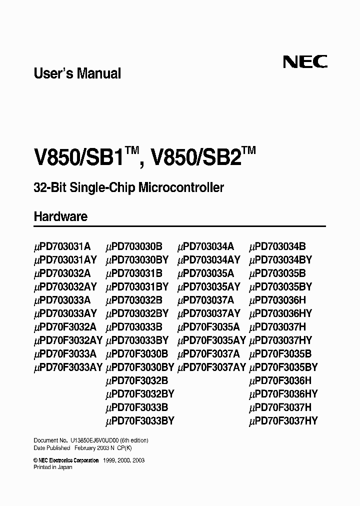 UPD703037H_383841.PDF Datasheet