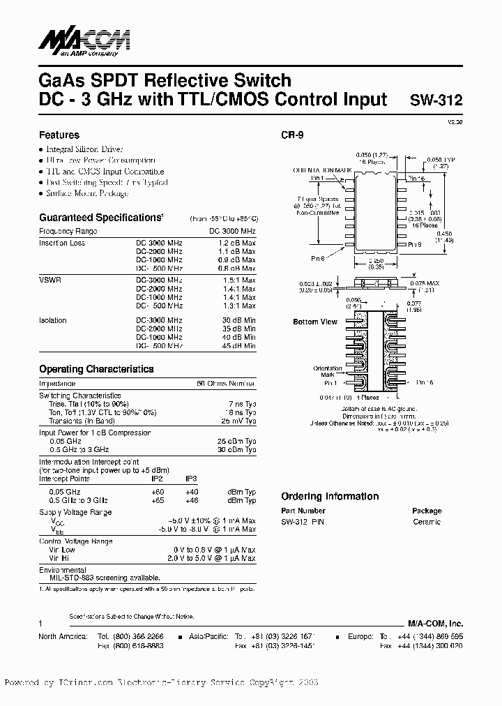 SW-312PIN_384293.PDF Datasheet