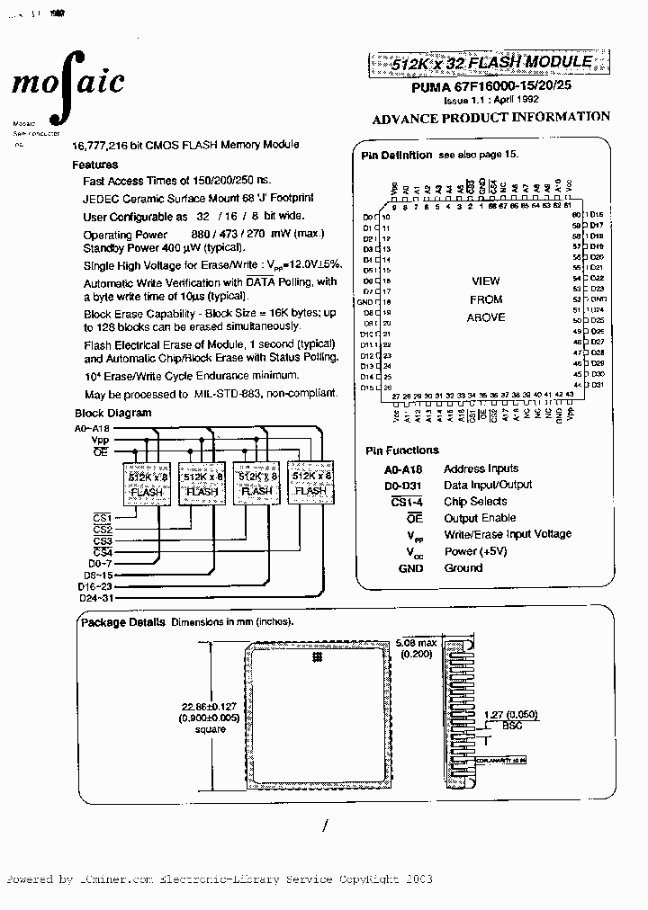 PUMA67F16000I-25_384493.PDF Datasheet