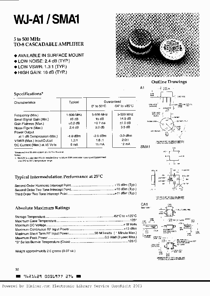 WJ-SMA1_384874.PDF Datasheet