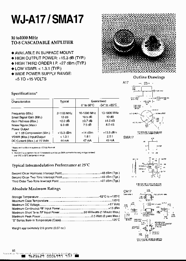 WJ-SMA17_384886.PDF Datasheet