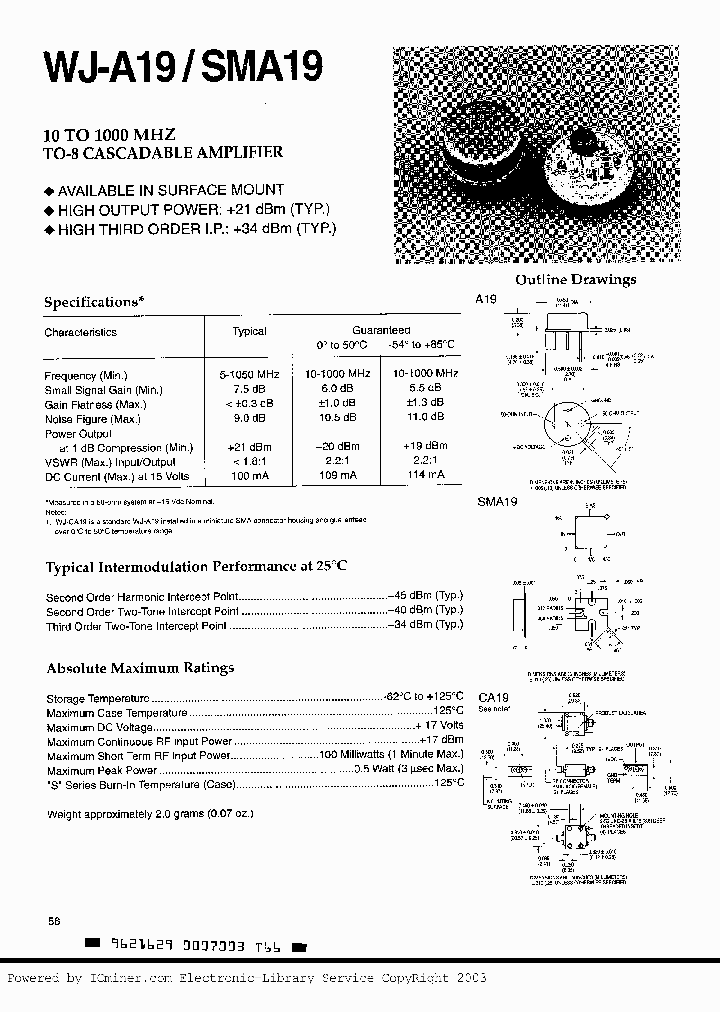 WJ-SMA19_384887.PDF Datasheet