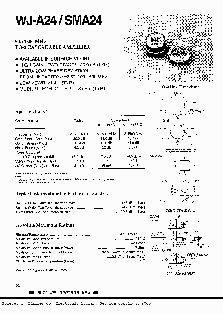 WJ-SMA24_384888.PDF Datasheet