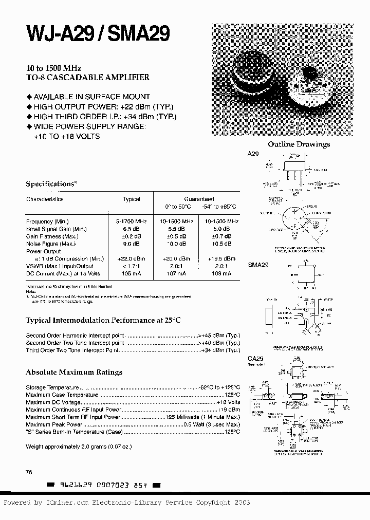 WJ-SMA29_384893.PDF Datasheet