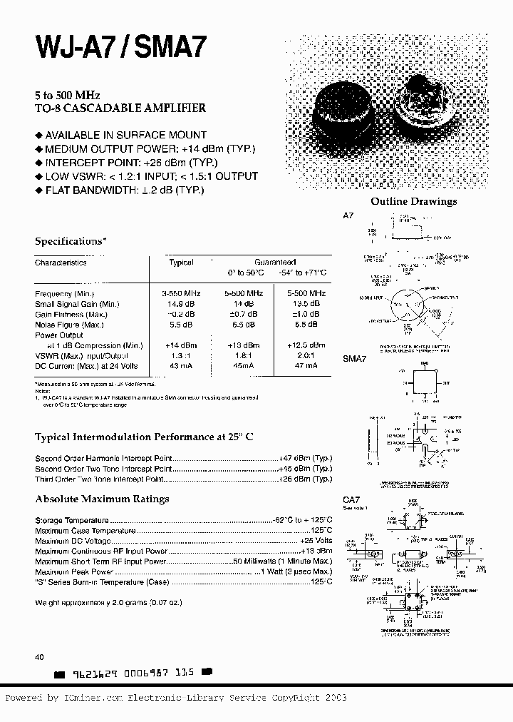 WJ-SMA7_384877.PDF Datasheet
