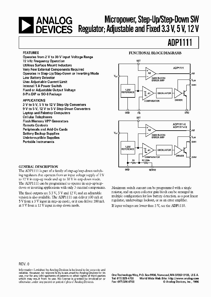ADP1111AR-5-REEL_346556.PDF Datasheet