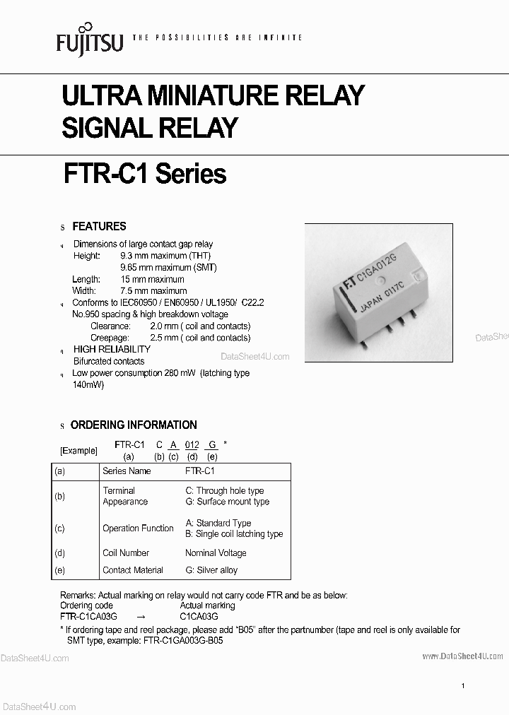 FTR-C1_319408.PDF Datasheet