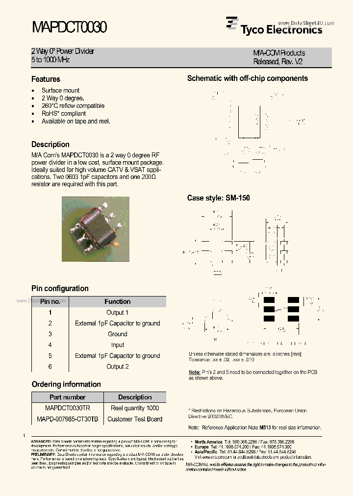 MAPDCT0030_319254.PDF Datasheet