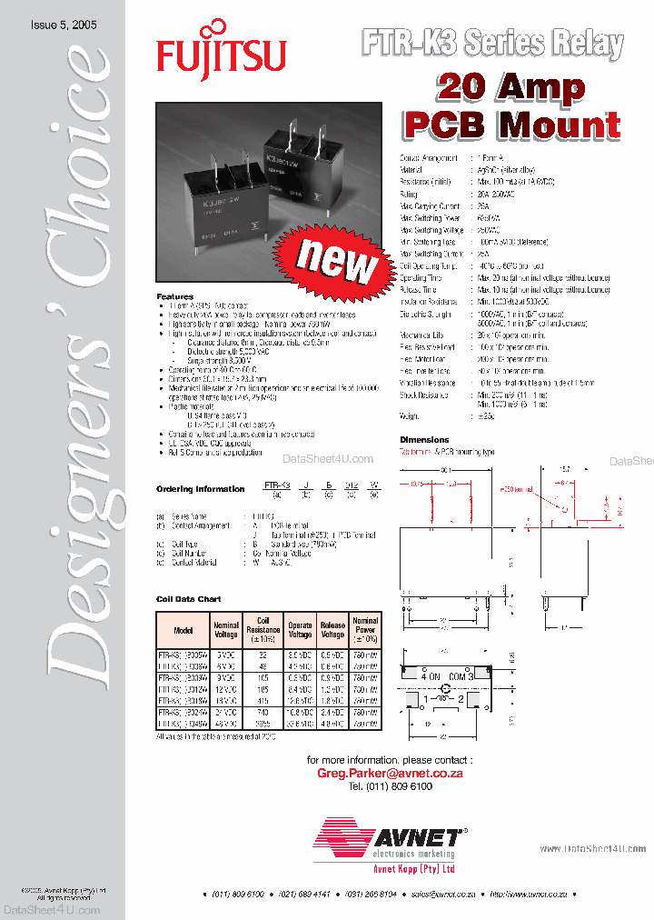 FTR-K3_319417.PDF Datasheet