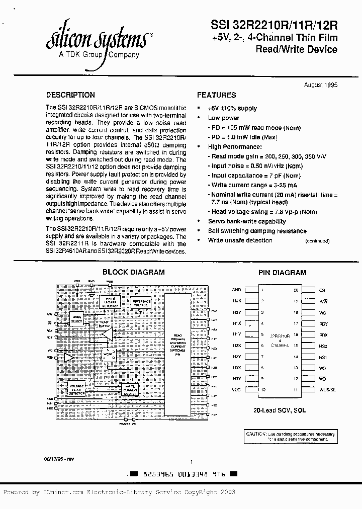 SSI32R2210X-4CL_385645.PDF Datasheet