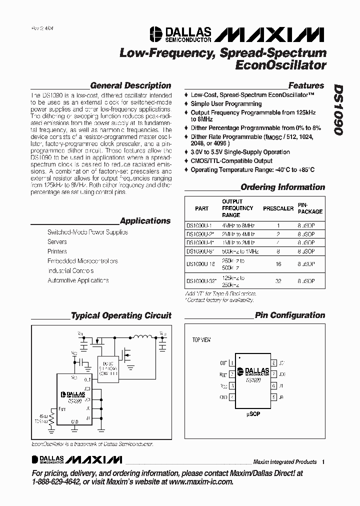 DS1090U-2_385509.PDF Datasheet