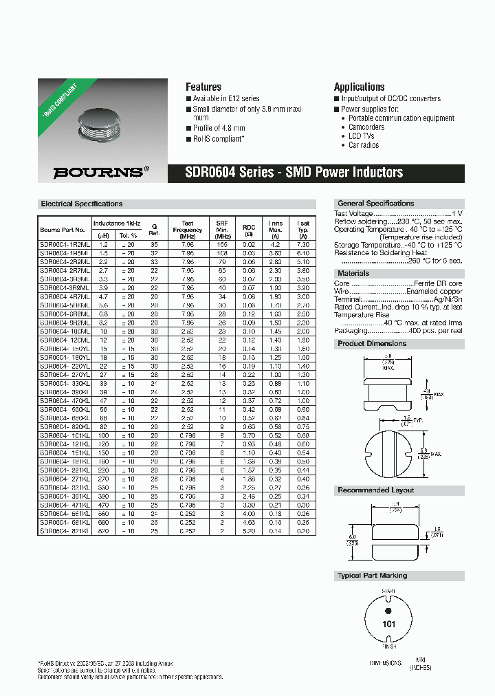 SDR0604-2R2ML_388069.PDF Datasheet