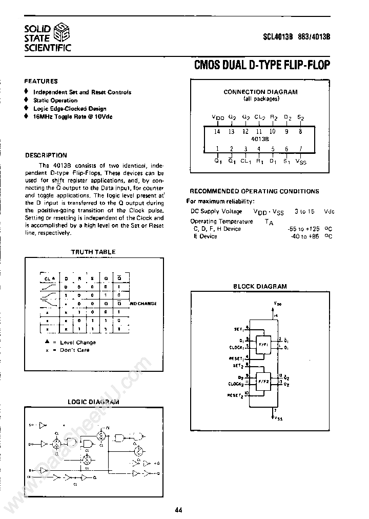 SCL4013B_320609.PDF Datasheet