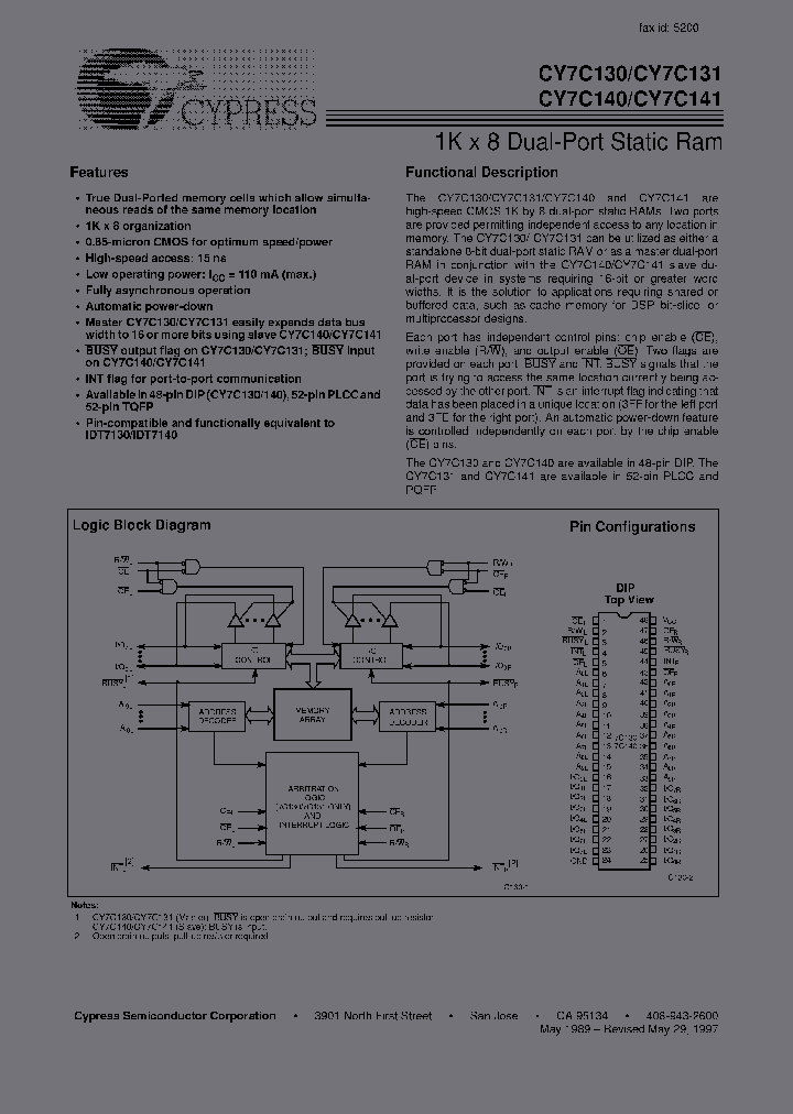 CY7C141-45JI_388005.PDF Datasheet