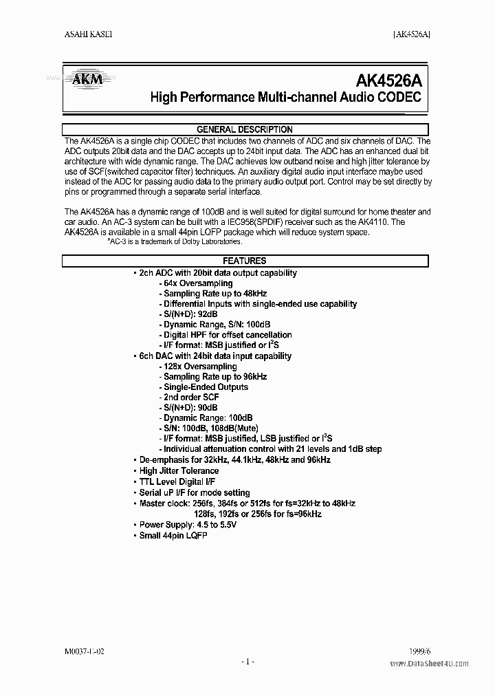 AK4526A_330740.PDF Datasheet