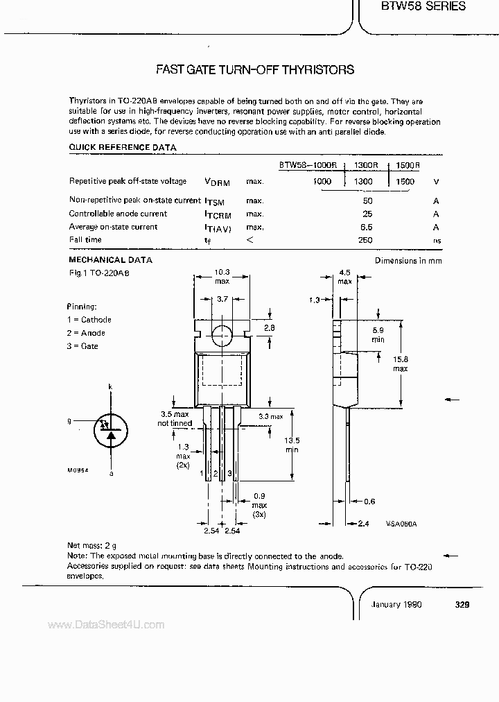 BTW58_330987.PDF Datasheet