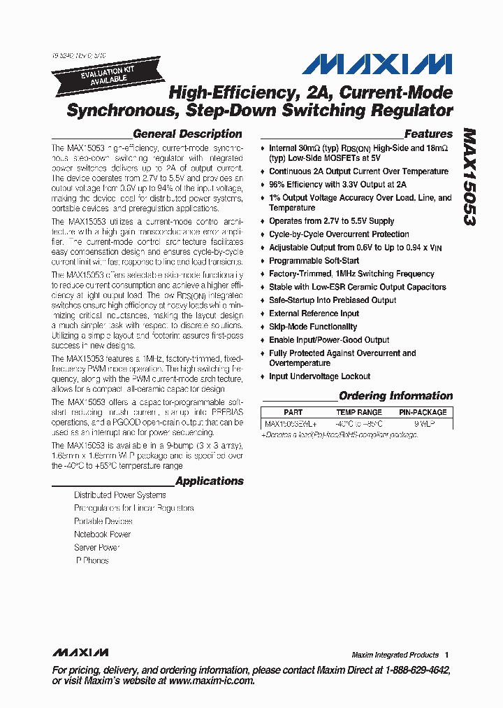 MAX15053_738875.PDF Datasheet