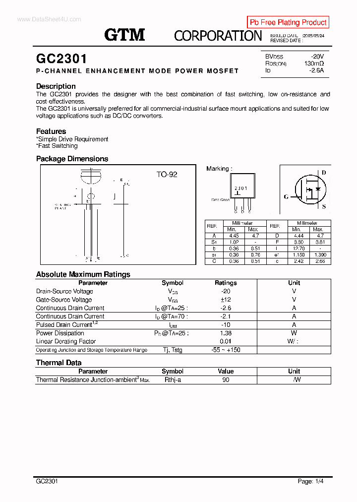 GC2301_332623.PDF Datasheet