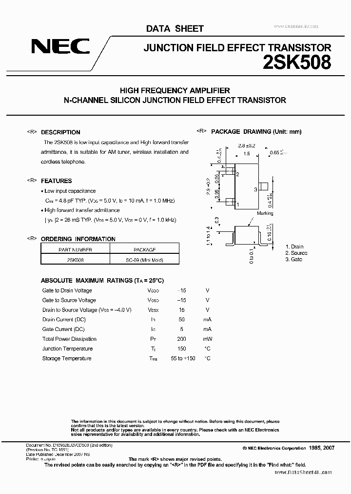 2SK508_350682.PDF Datasheet