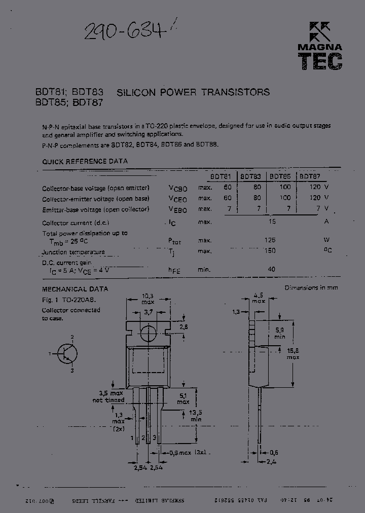 BDT81-SM_390108.PDF Datasheet