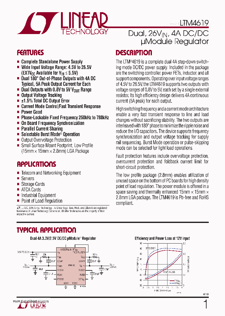 LTM4619_368804.PDF Datasheet