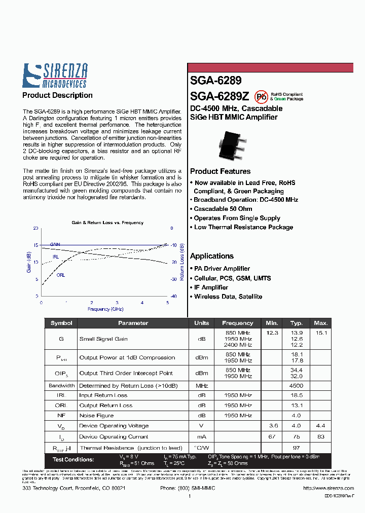 SGA-6289Z_390466.PDF Datasheet
