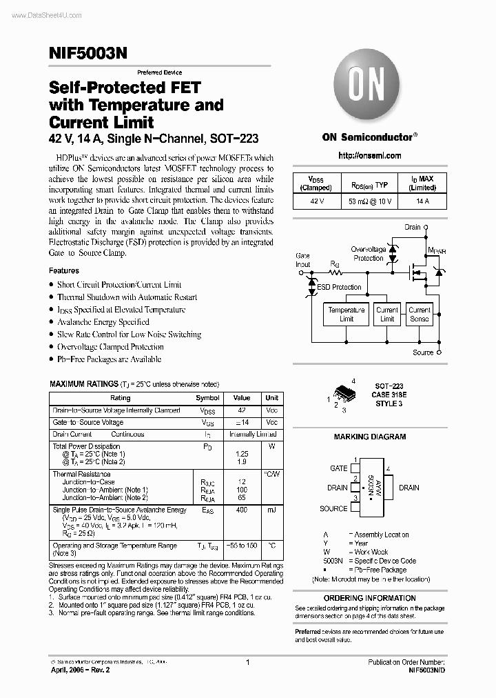 NIF5003N_374087.PDF Datasheet
