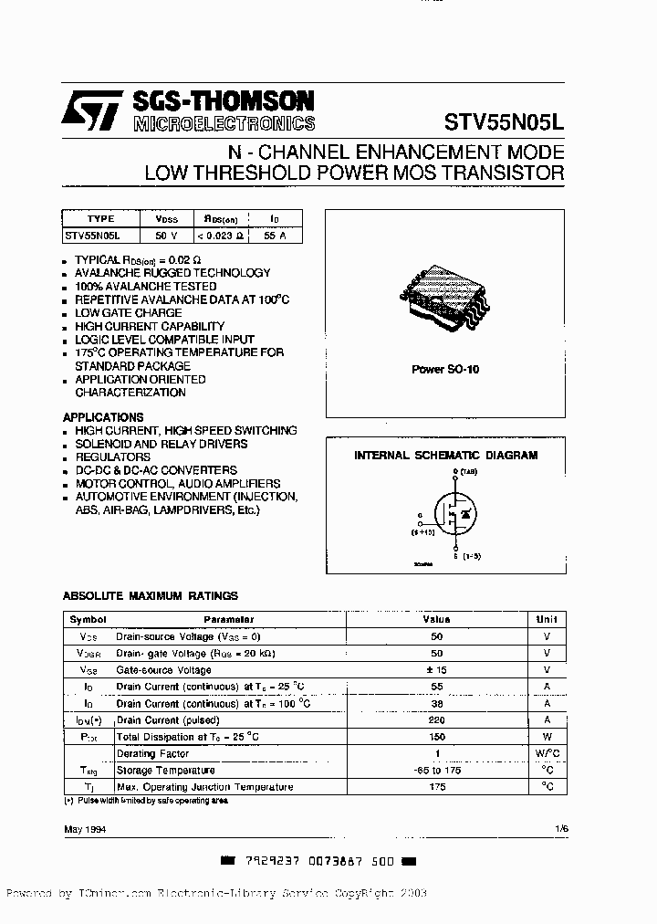 STV55N05L_392532.PDF Datasheet