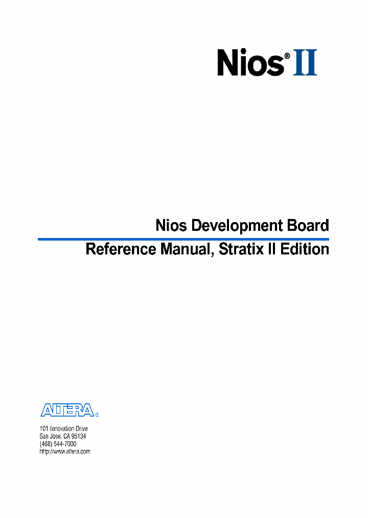 NIOSDEVELOPMENTBOARD_374089.PDF Datasheet