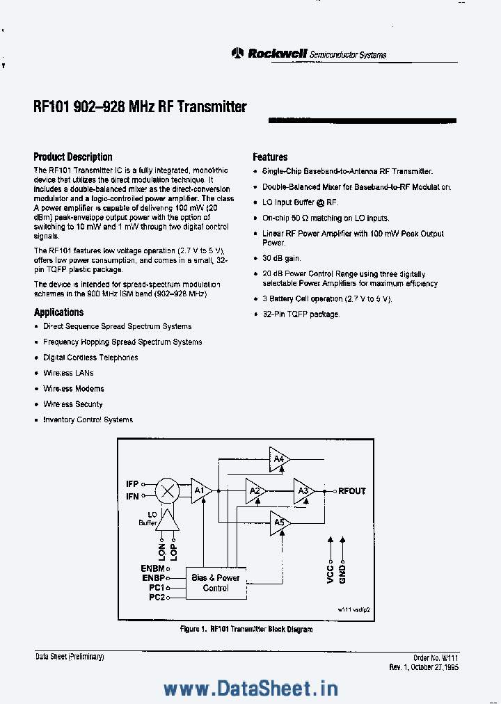 RF101_381462.PDF Datasheet