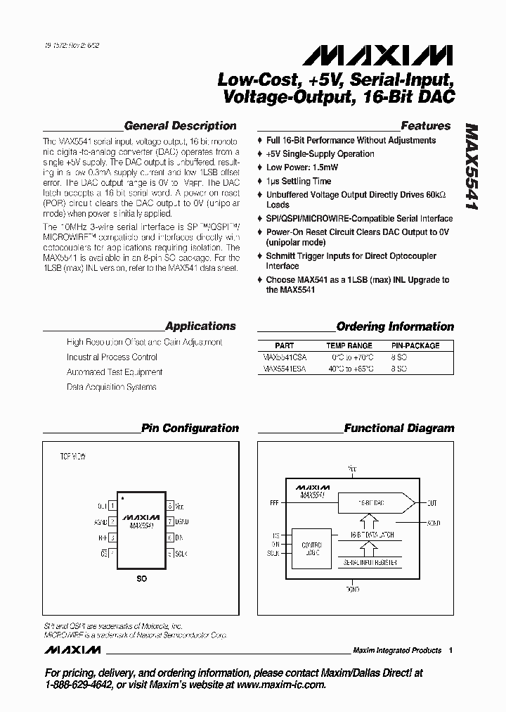 MAX5541ESAT_392693.PDF Datasheet
