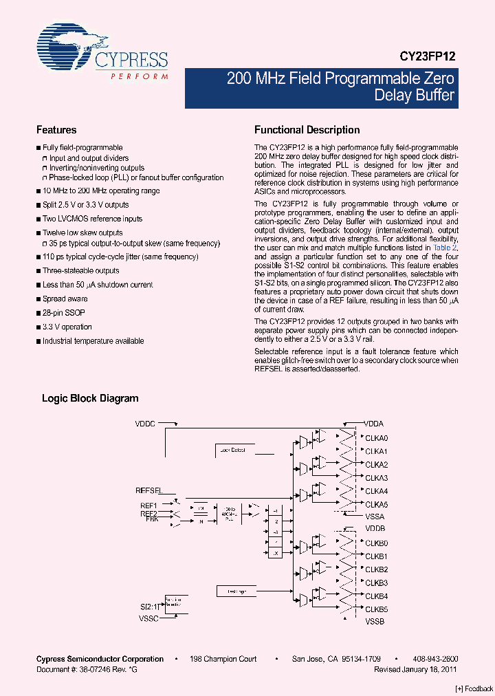 CY23FP12OXIT_754644.PDF Datasheet