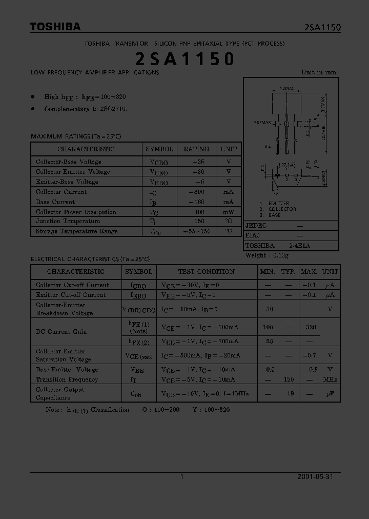 2SA1150O_397867.PDF Datasheet